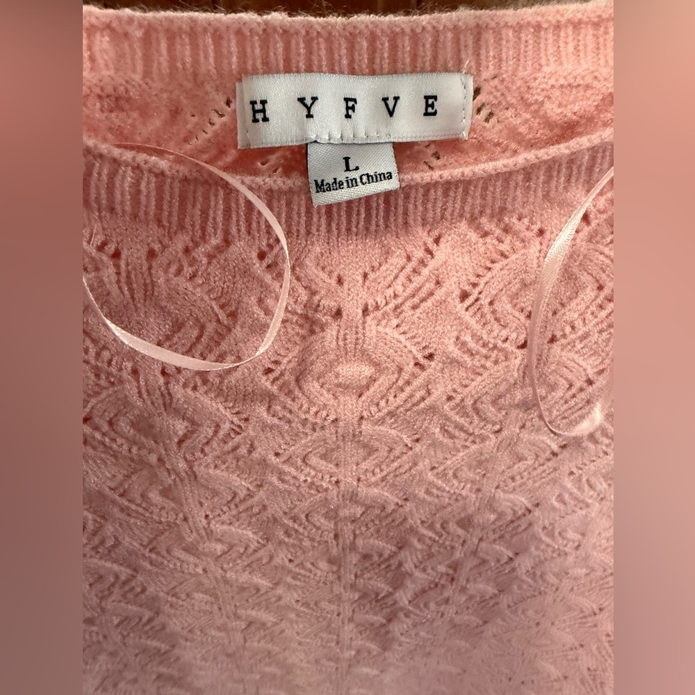 HyFve pink sweater